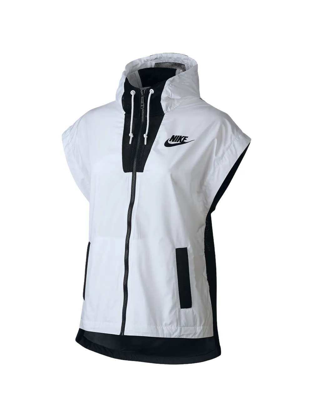 Nike zip-up vest - Schwarz
