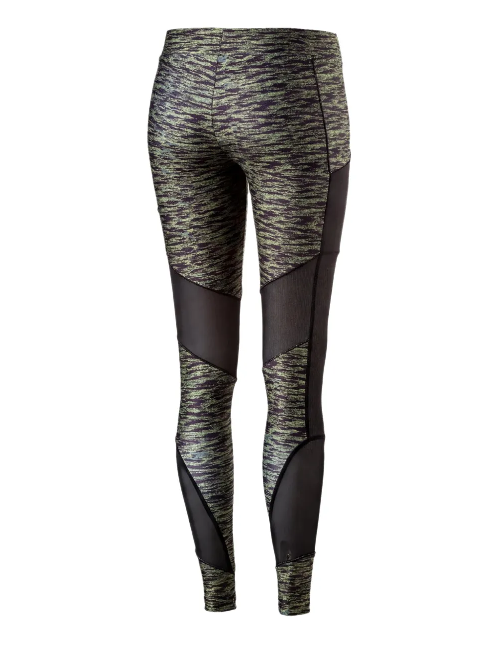 PUMA Fluwelen trainingsbroek met touw print Zwart