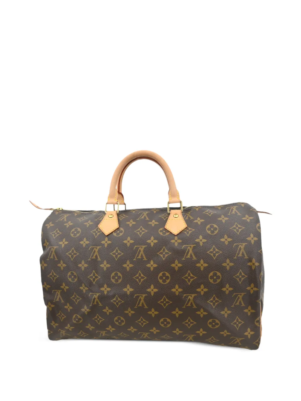 Louis Vuitton Pre-Owned 2002 40 Speedy Monogram duffle bag - Braun