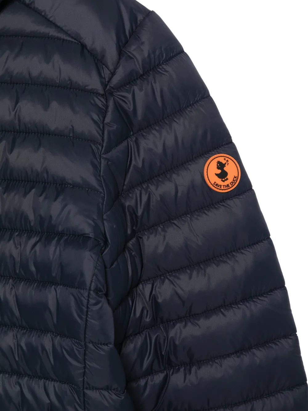 Save The Duck Donald gewatteerd jack met capuchon Blauw
