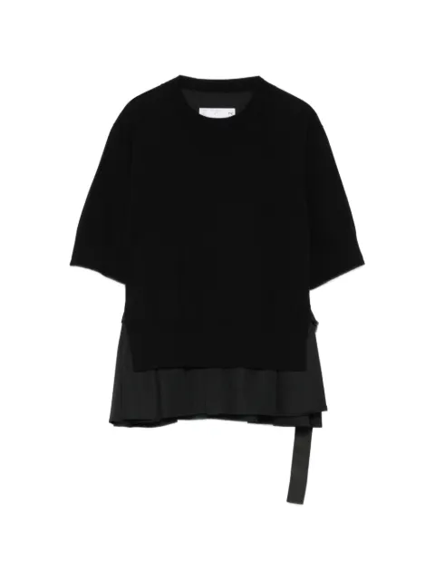 sacai panelled top