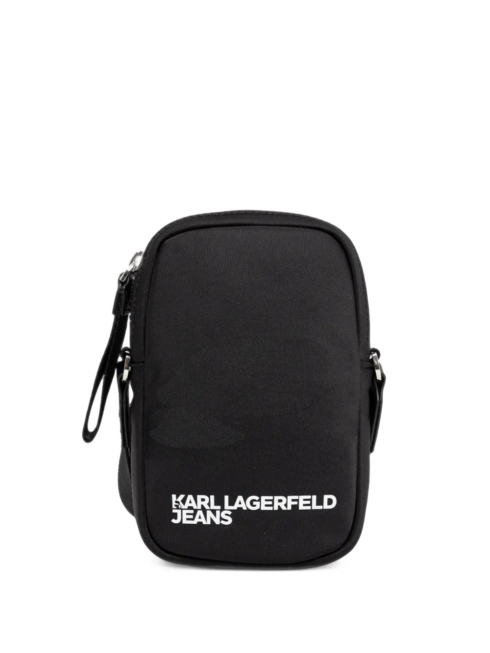 Karl Lagerfeld Jeans Borsa a tracolla con zip - Nero