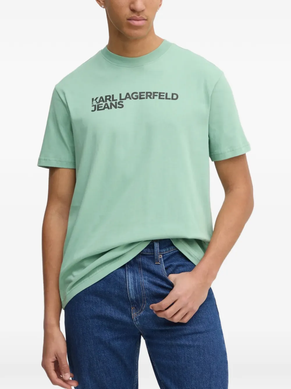 Karl Lagerfeld Jeans logo-print T-shirt - Grün