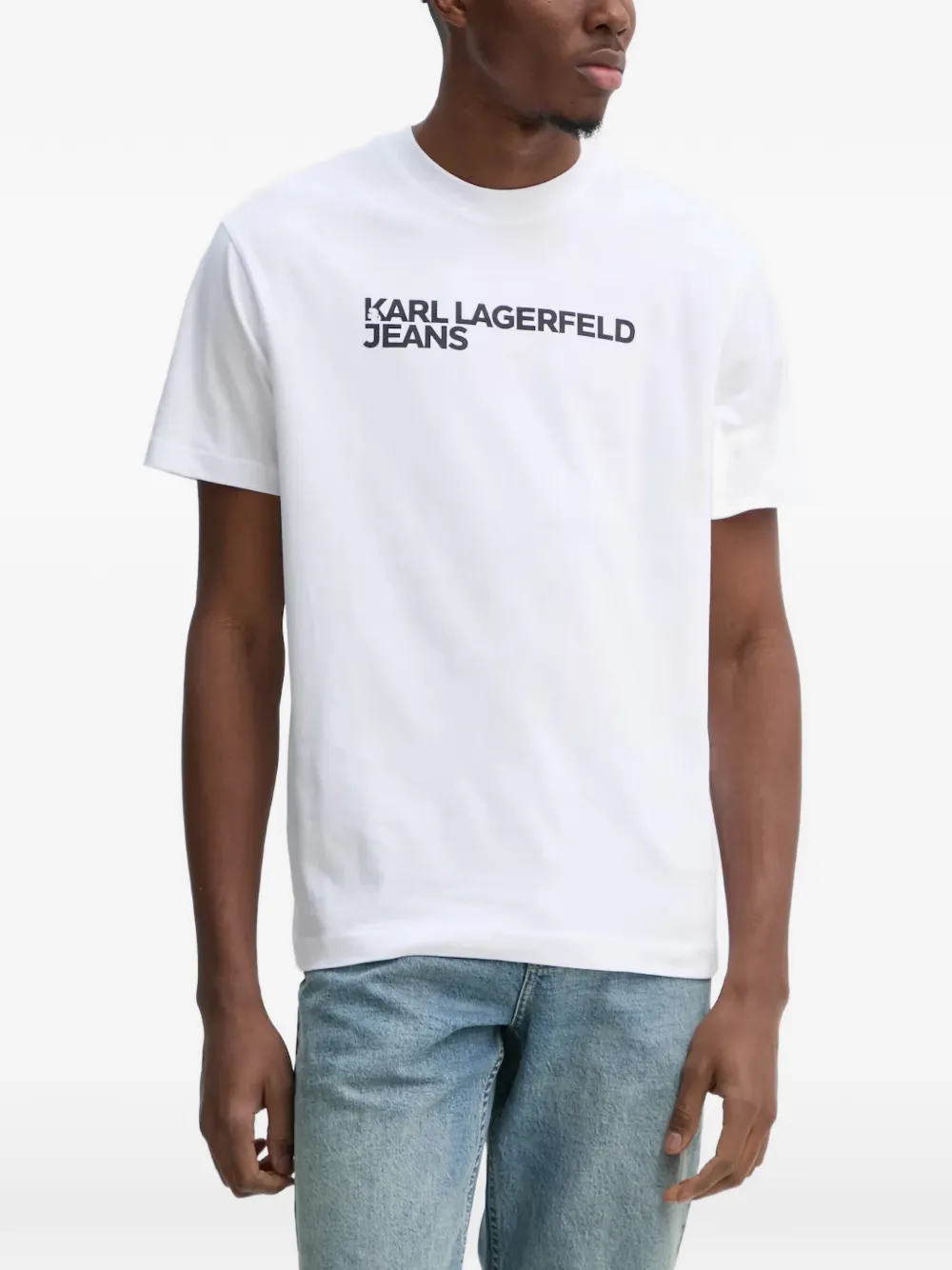 Karl Lagerfeld Jeans logo-print T-shirt - Weiß