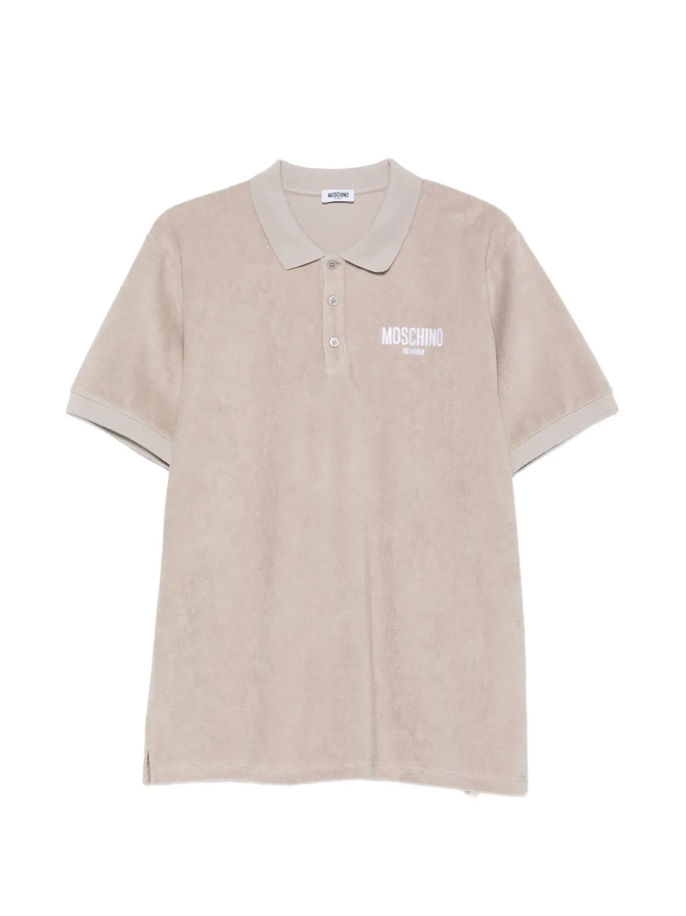 Moschino buttoned polo shirt - Toni neutri