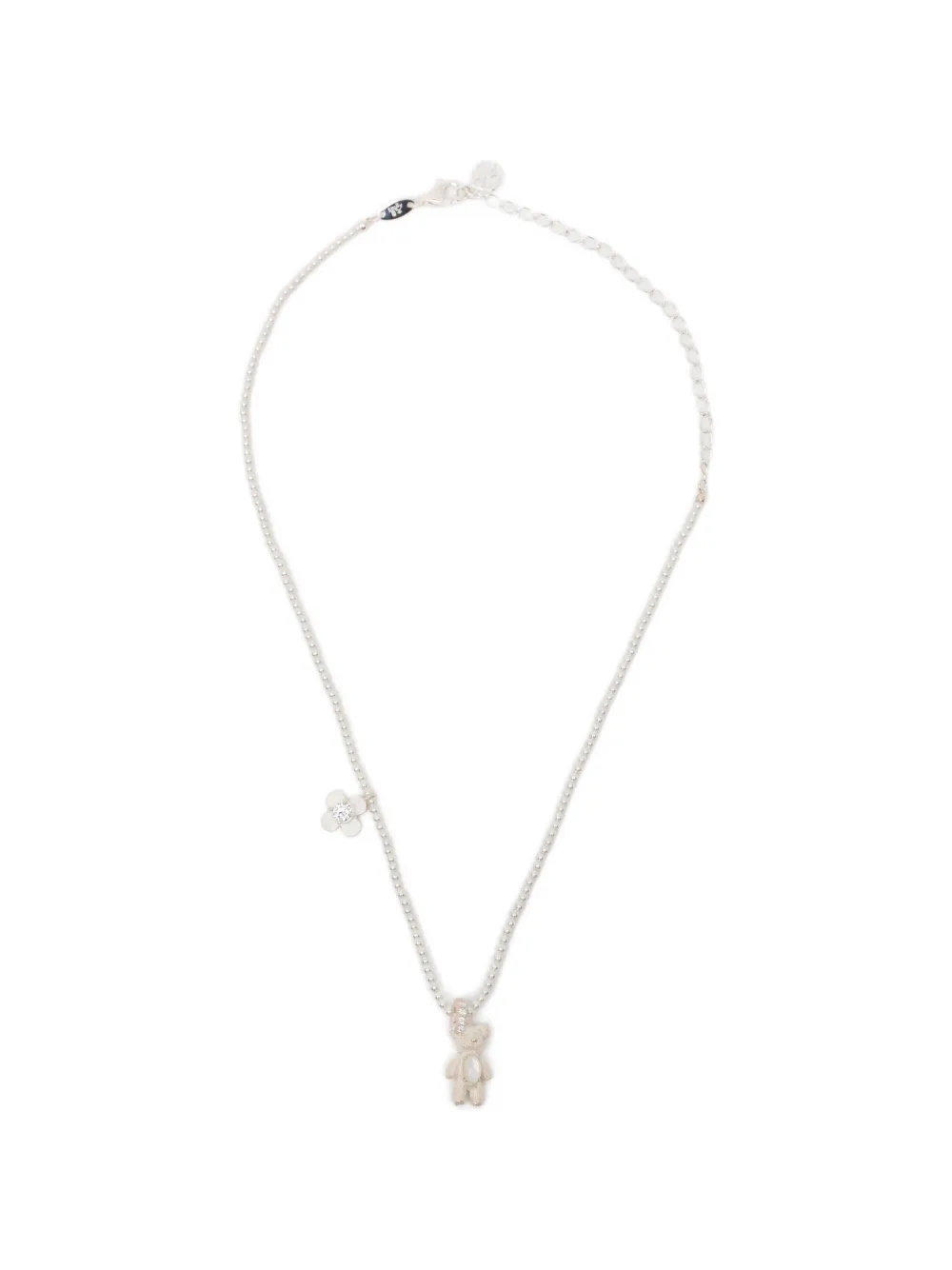 YVMIN Paradise Bear necklace - Bianco