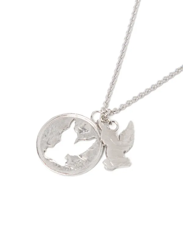 アクセサリー MASU / ANGEL HOLE COIN NECKLACE MASU Angel Hole Coin Necklace | Silver | FARFETCH ID