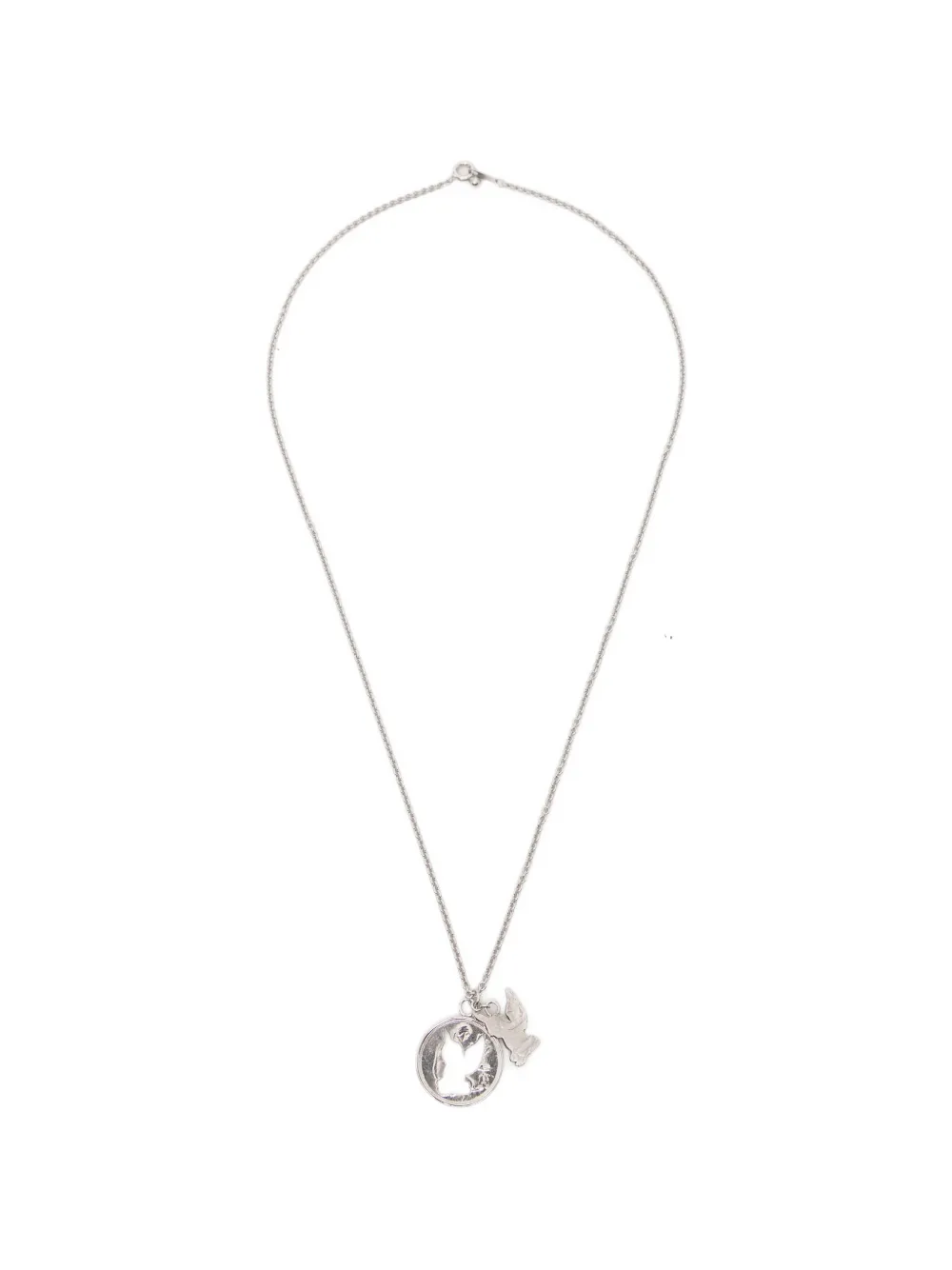 MASU Angel Hole Coin necklace - Argento