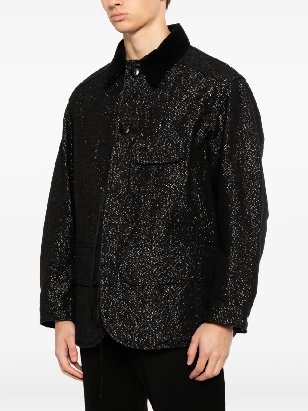  Midorikawa Buttoned Jacket - Black 