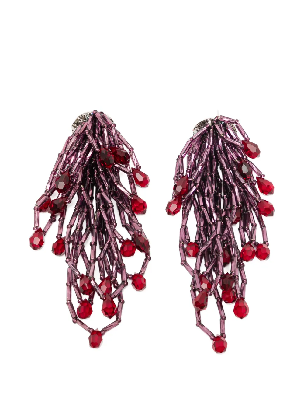 Kiko Kostadinov Cowen beaded earrings - Viola