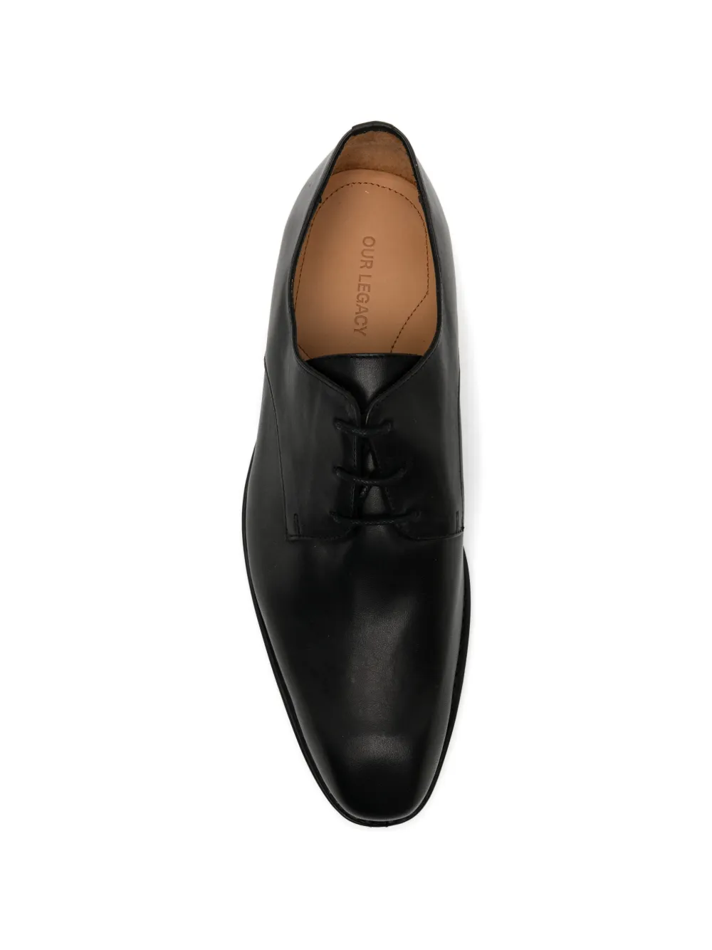 OUR LEGACY leather derby shoes Zwart
