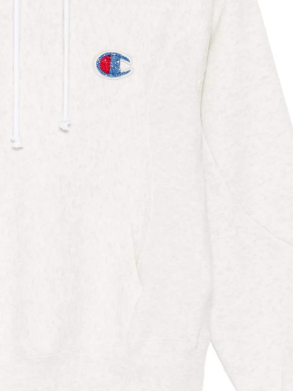  Undercover Logo-embossed Hoodie - Grey 