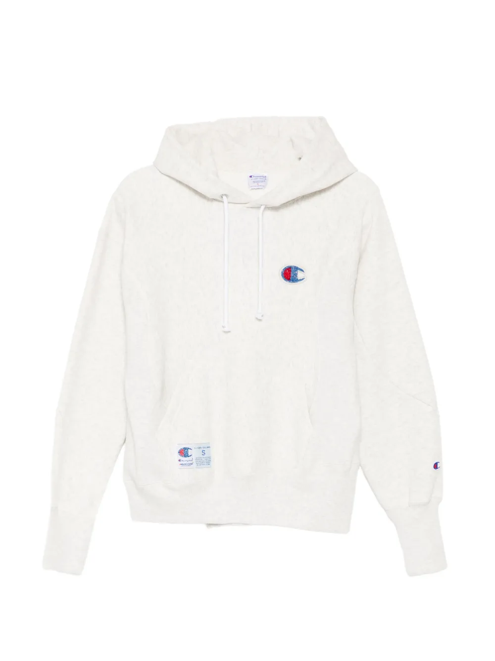 Undercover Felpa con cappuccio e logo goffrato - Grigio