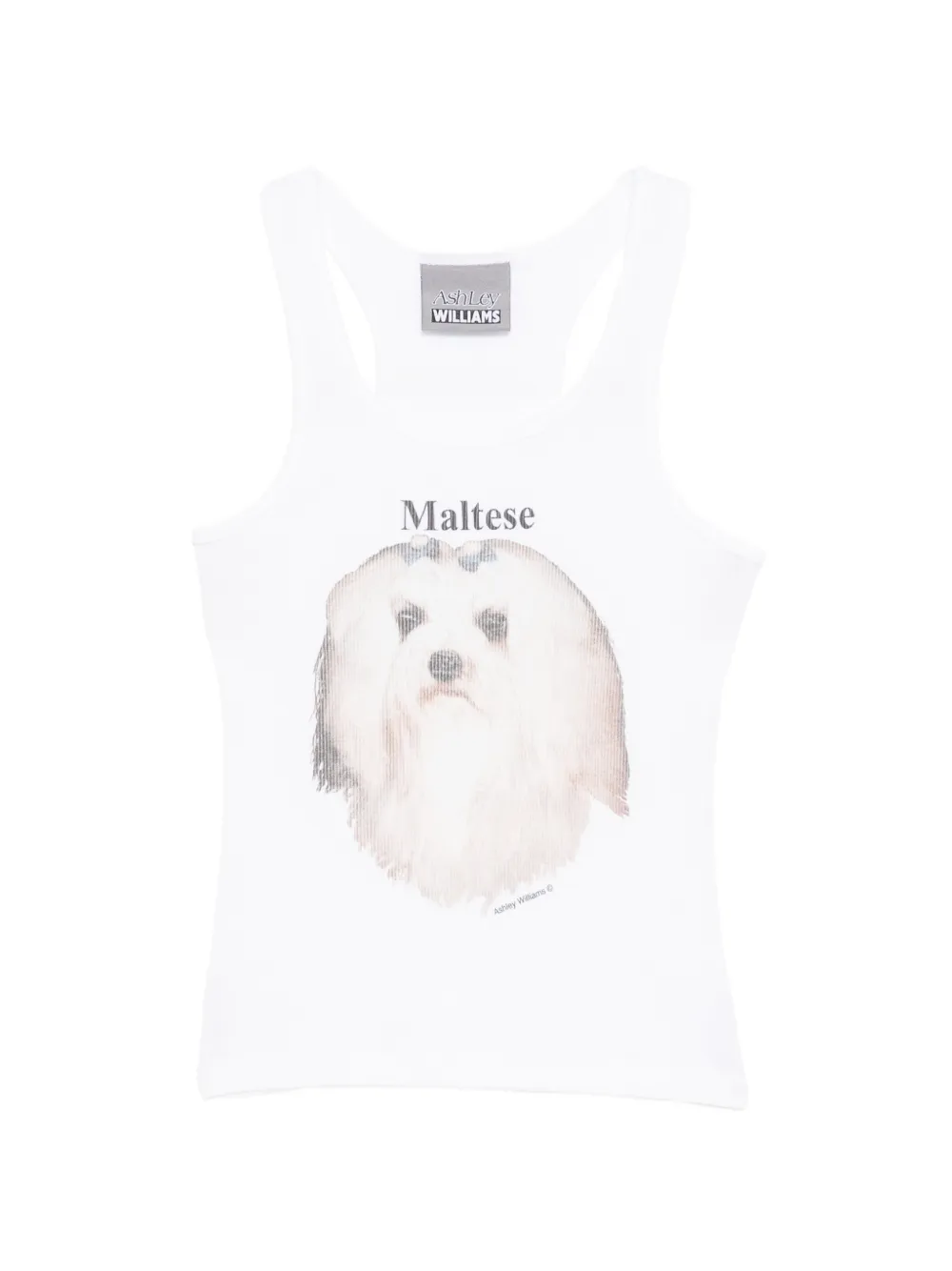 Ashley Williams Maltese vest - Bianco