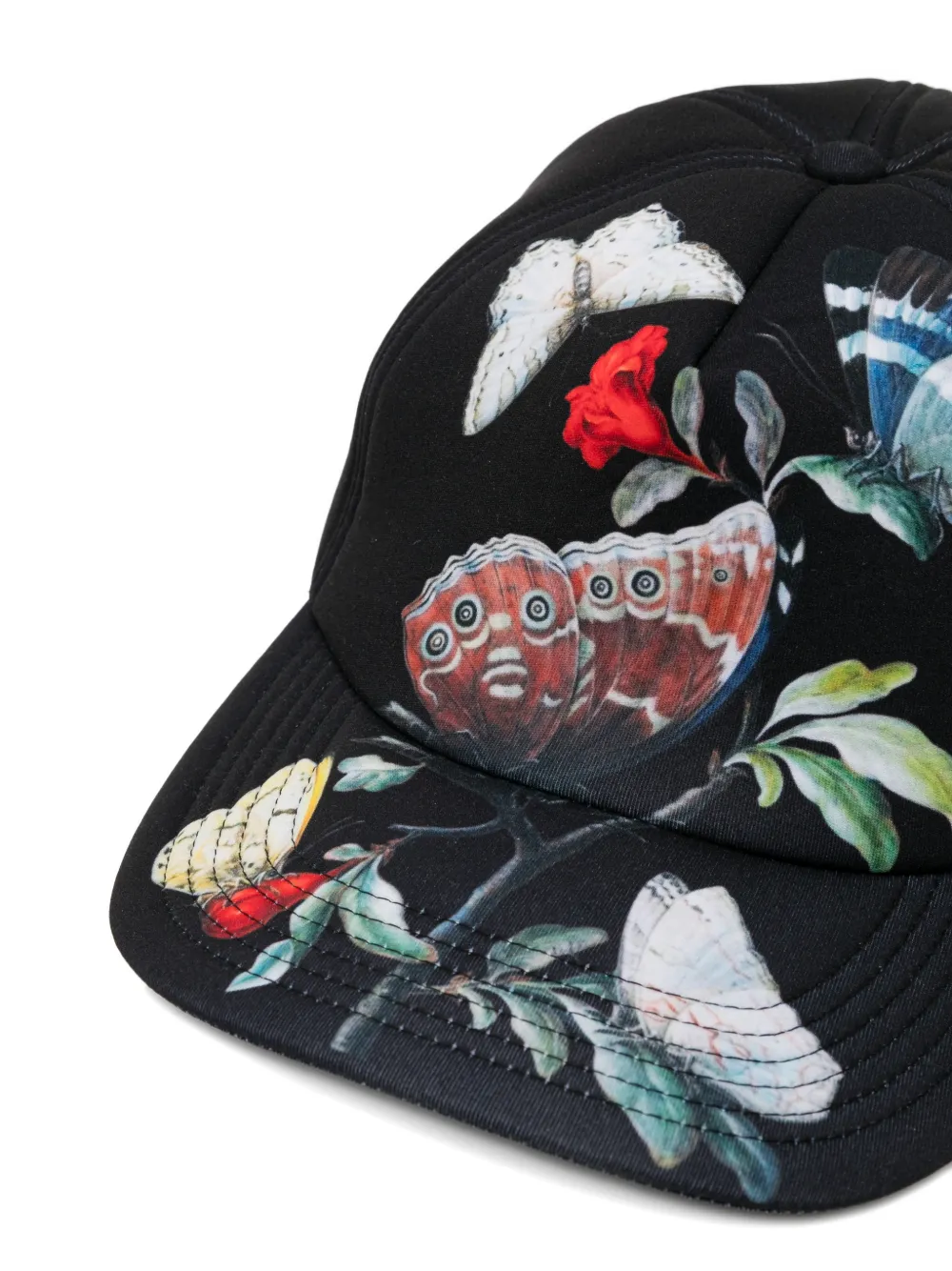  Undercover Butterfly-print Cap - Black 