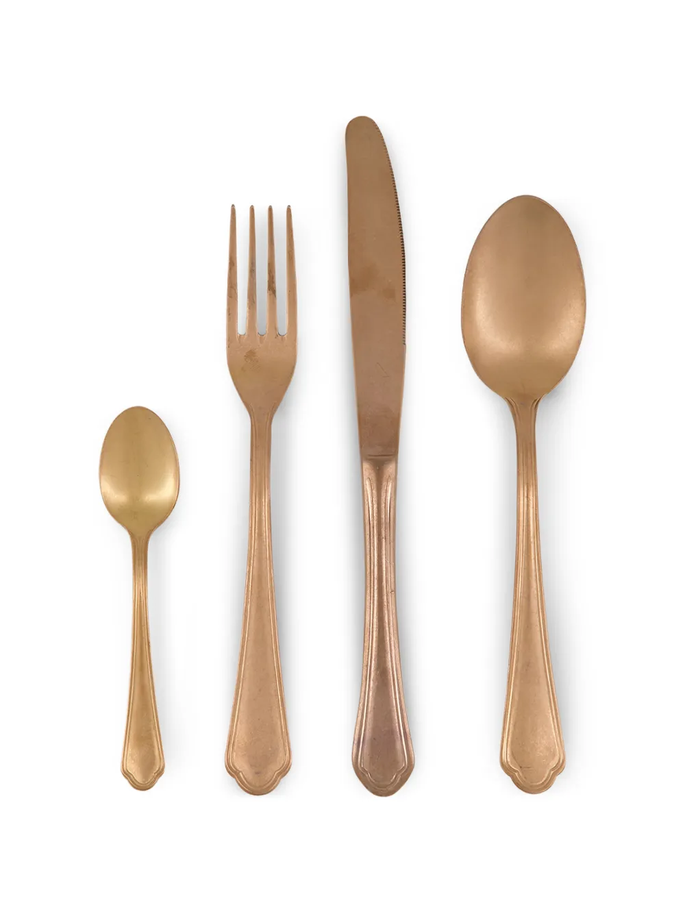 Neva Home ribbed edge 24 pieces tableware - Braun