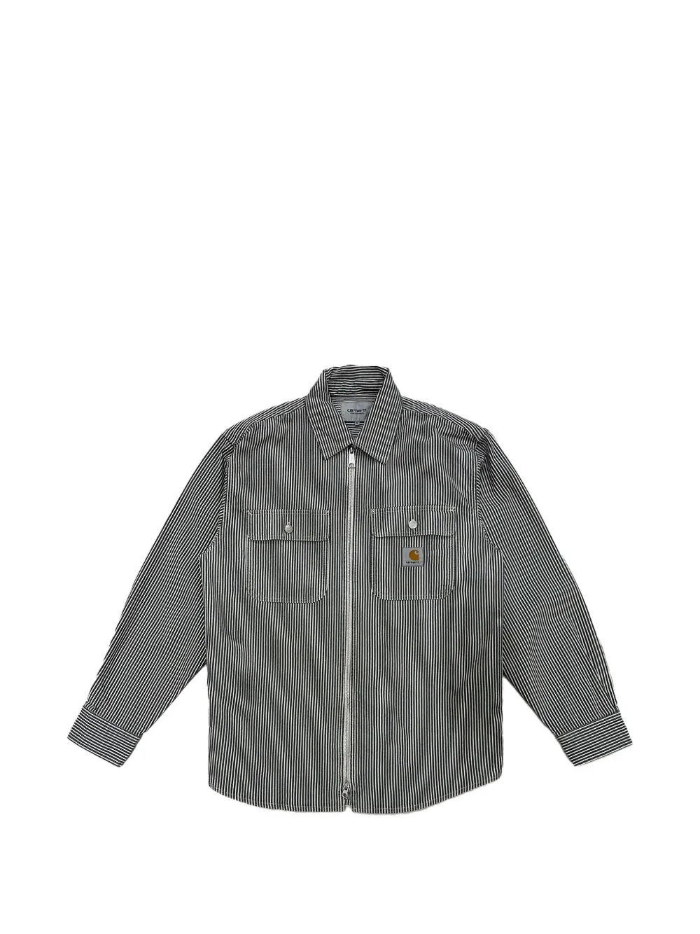 Carhartt WIP Mercer striped flap-pocket overshirt - Nero