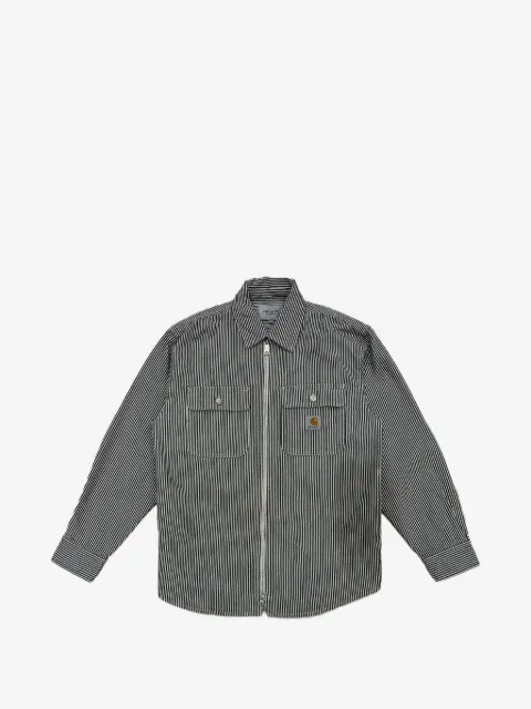 Carhartt WIP Mercer striped flap-pocket overshirt