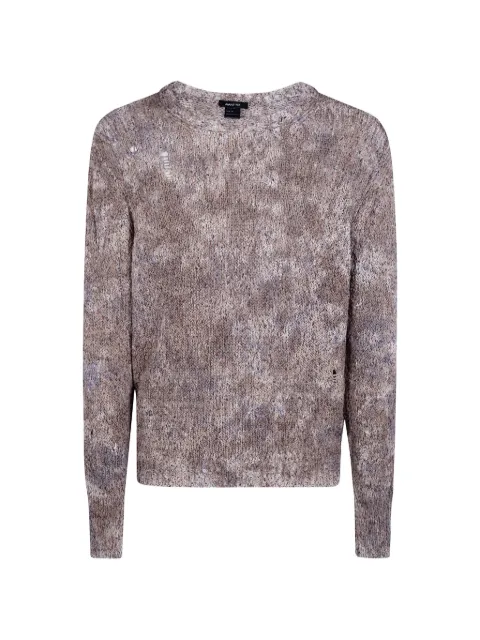 Avant Toi distressed knitted sweater