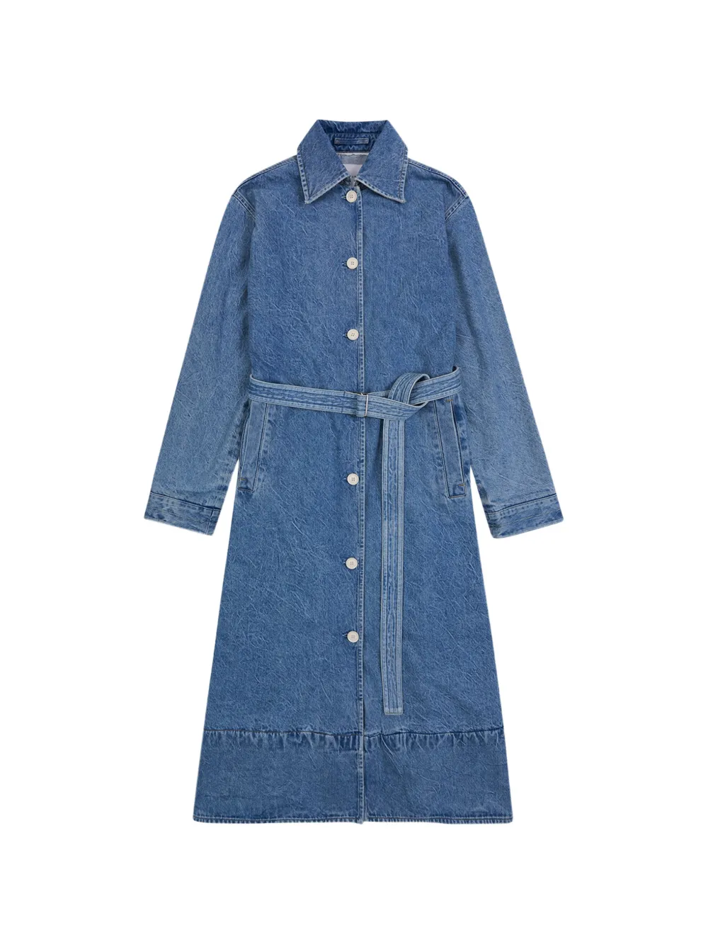 AGOLDE x Maria Mcmanus A-line coat - Blu