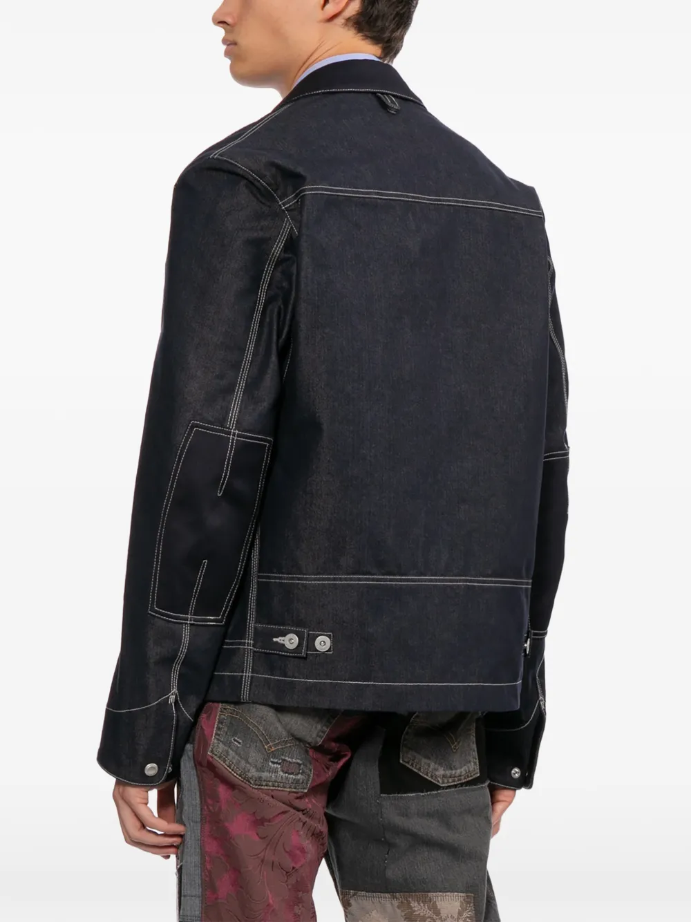 Junya Watanabe MAN Denim jack Blauw