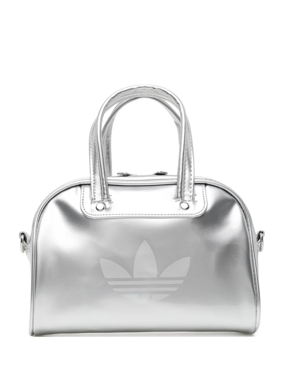 adidas Shopper mit Logo-Print - Silber