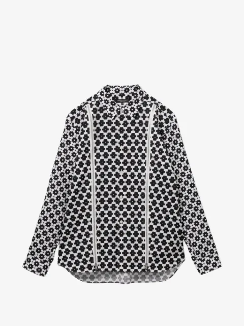 Comme des Garçons Homme Plus geometric-pattern shirt