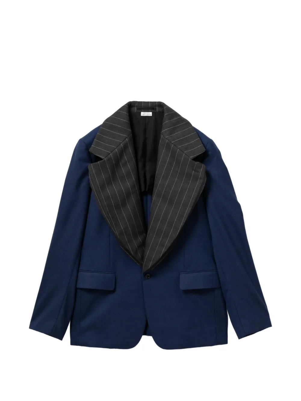 Comme des Garçons Homme Plus Giacca gessata - Blu