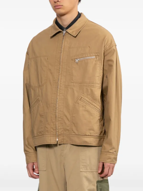 Comme Des Garçons Homme long-sleeved Military Jacket | Neutrals 
