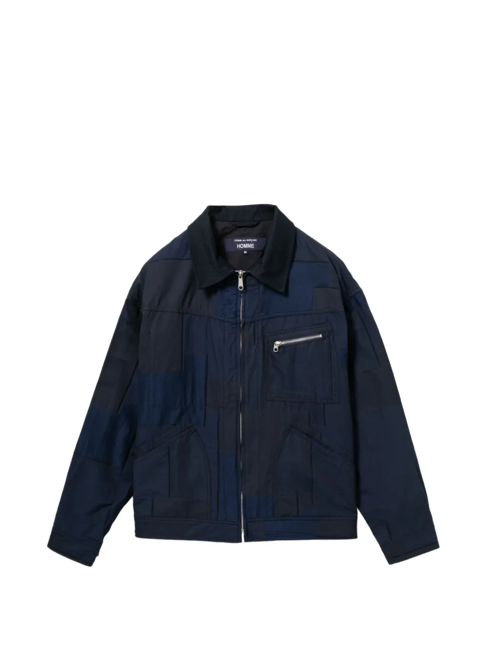 Comme des Garçons Homme panelled jacket - Blau