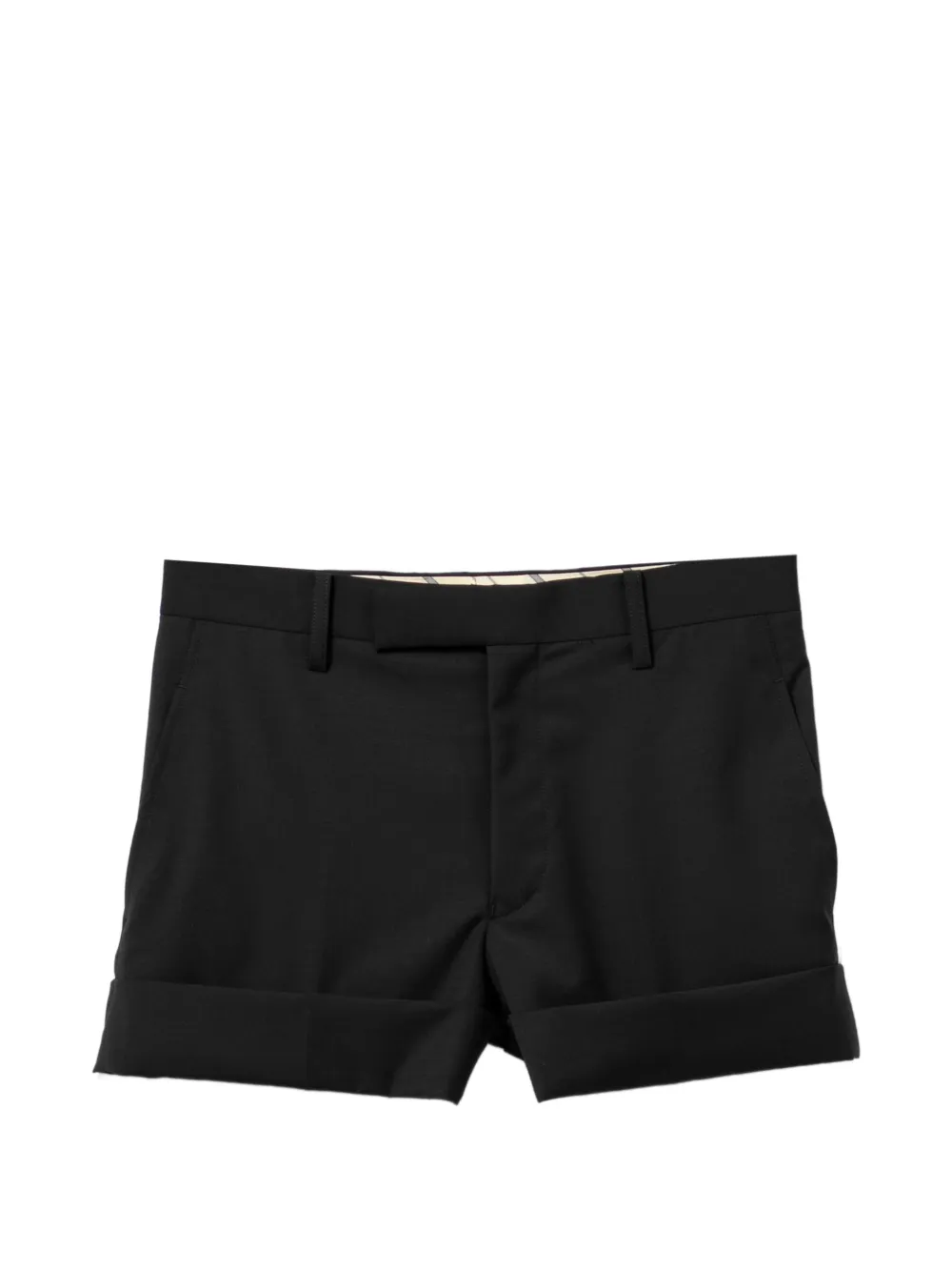 Junya Watanabe rolled-cuff shorts - Nero