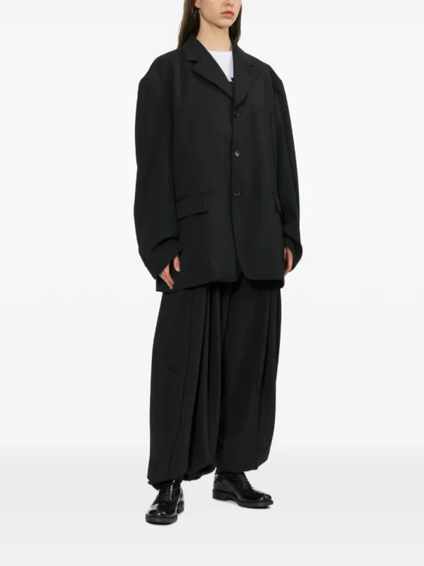 Black Comme Des Garçons プリーツ パンツ | ブラック | FARFETCH JP