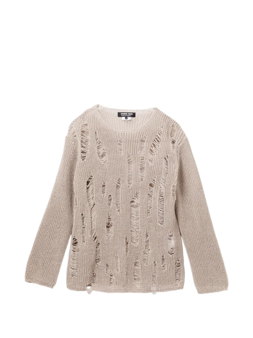 Comme des Garçons Homme Deux distressed sweater