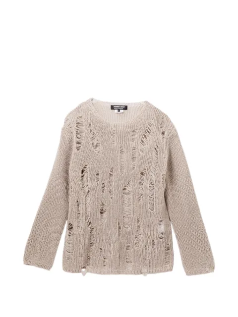 Comme des Garçons Homme Deux distressed sweater