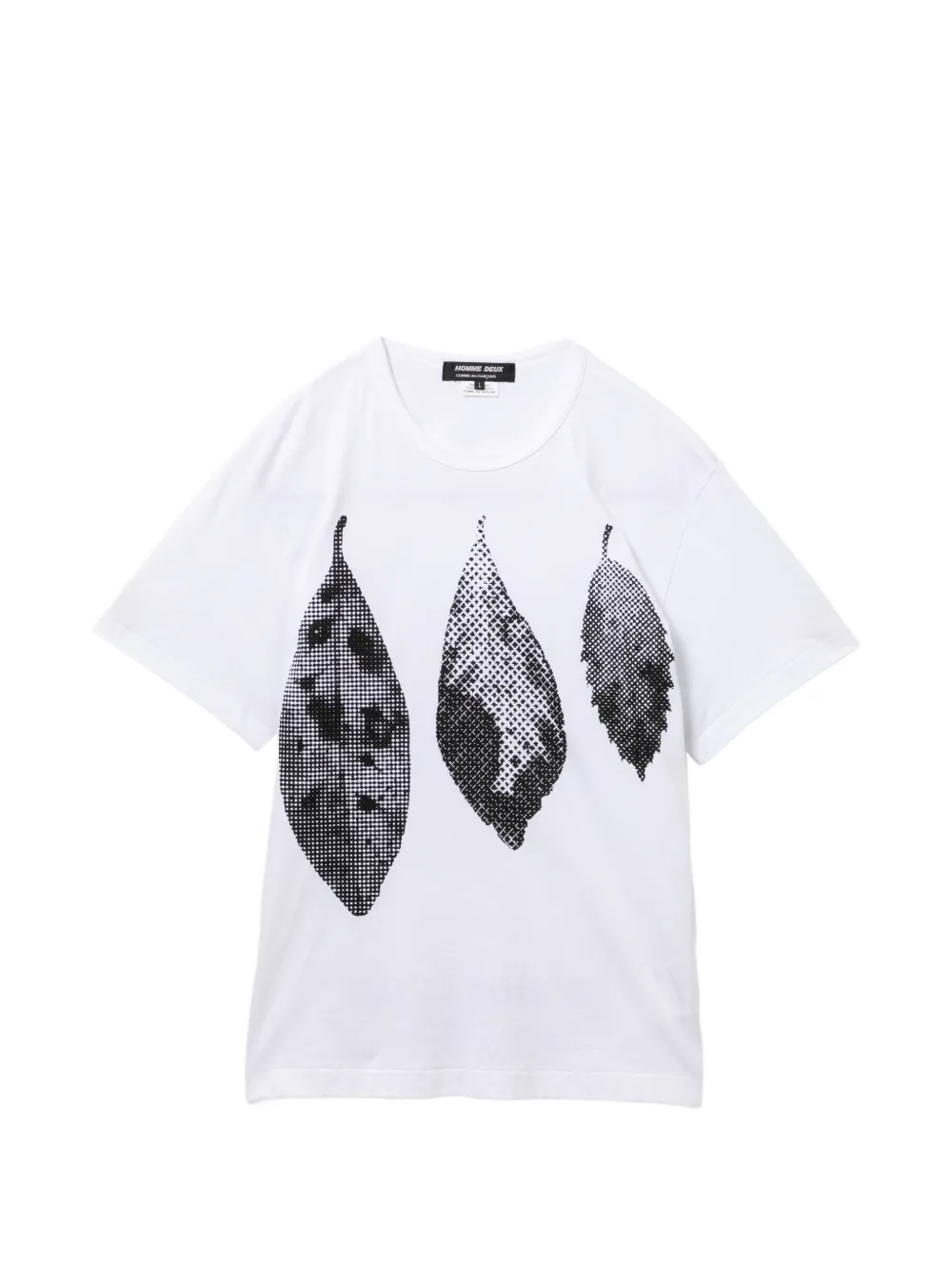Comme des Garçons Homme Deux T-shirt con stampa - Bianco
