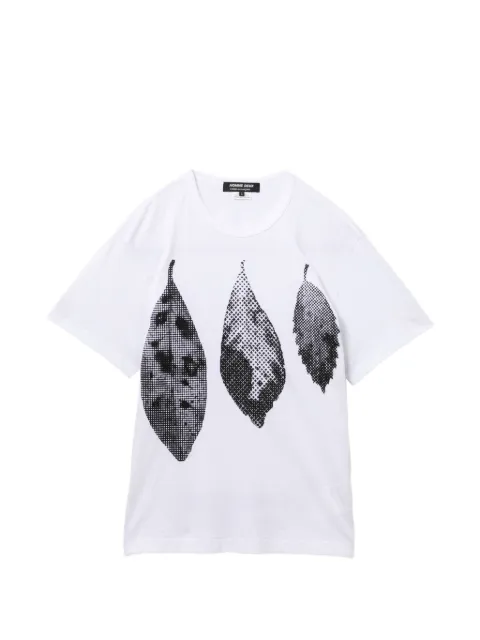 Comme des Garçons Homme Deux Camiseta com estampa de folha