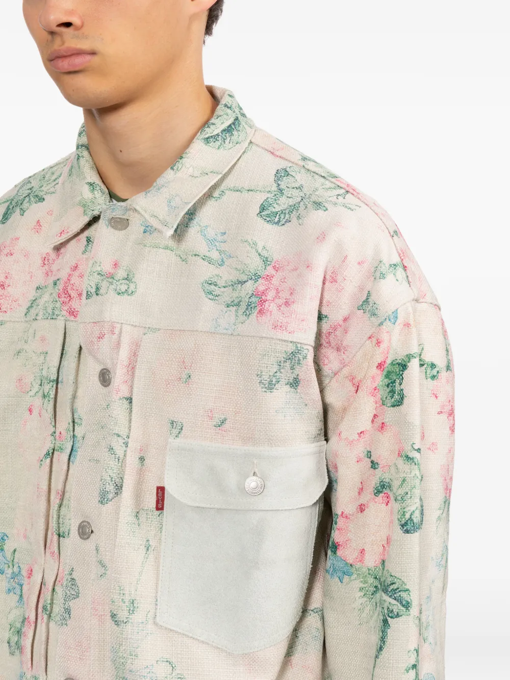 Junya Watanabe MAN x Levi's jack met roosprint Beige