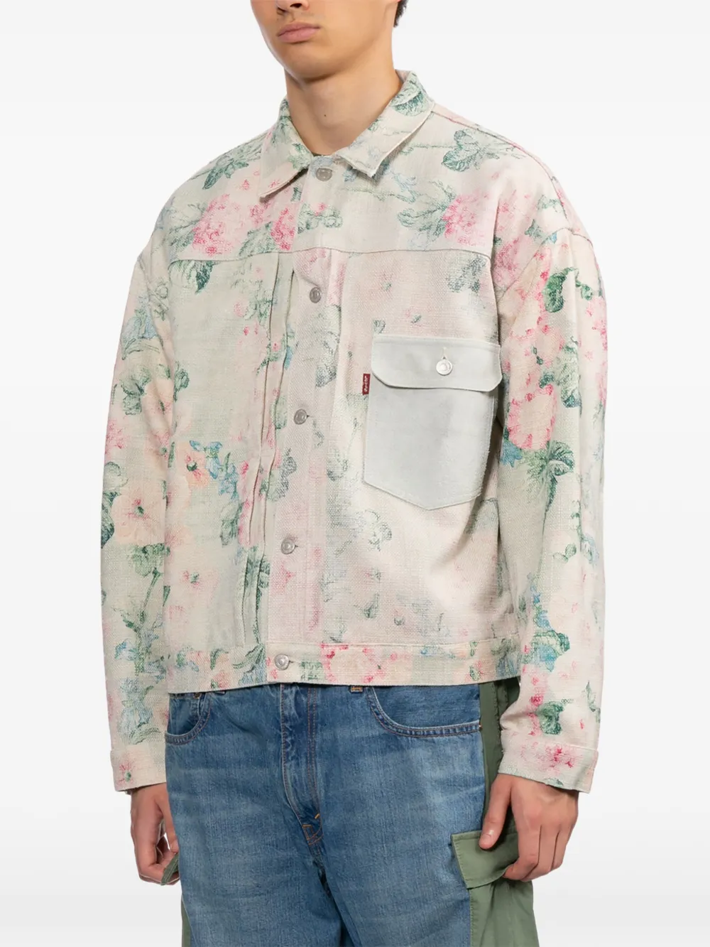 Junya Watanabe MAN x Levi's jack met roosprint Beige