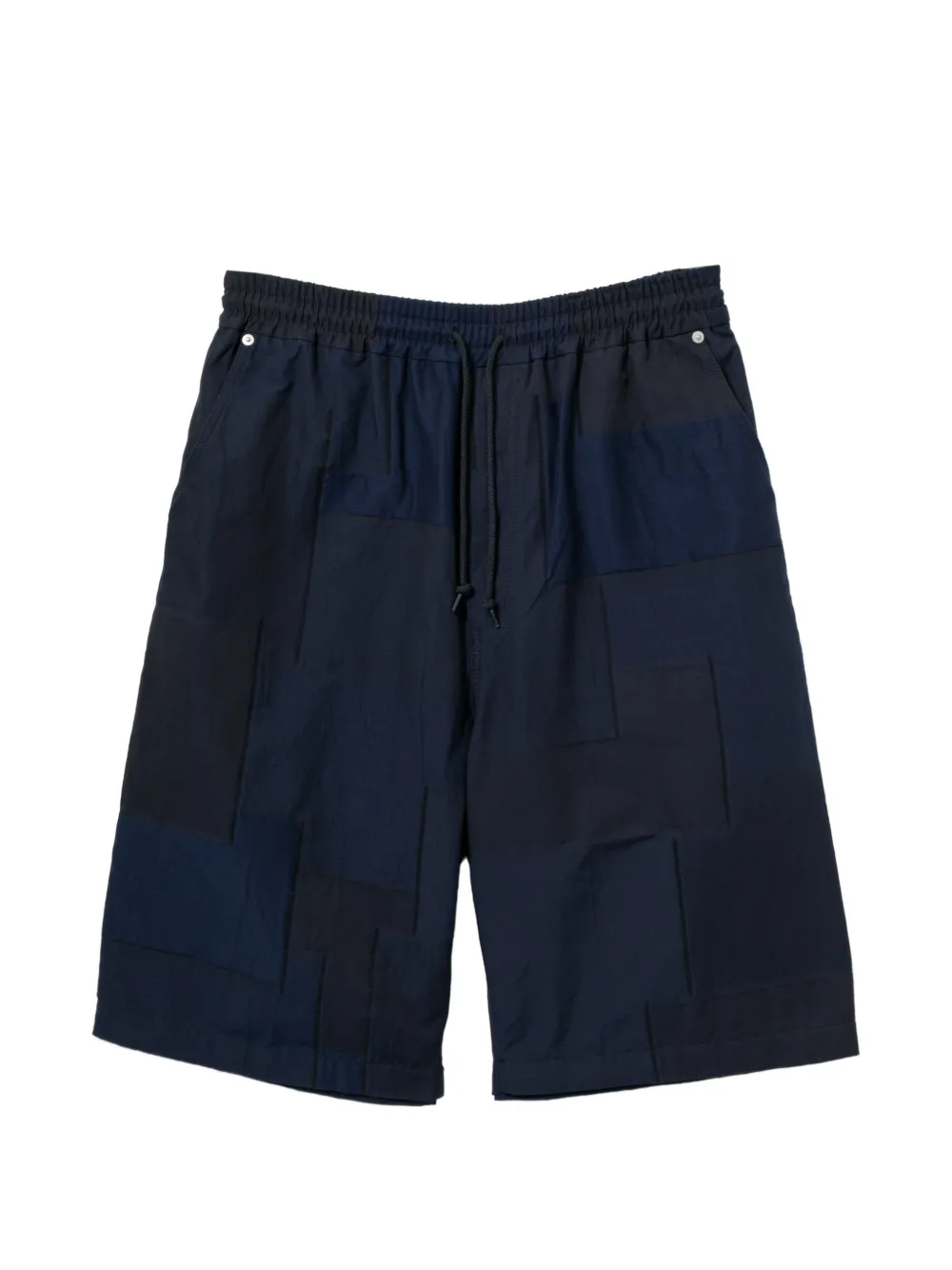 Comme des Garçons Homme Shorts con design patchwork - Blu
