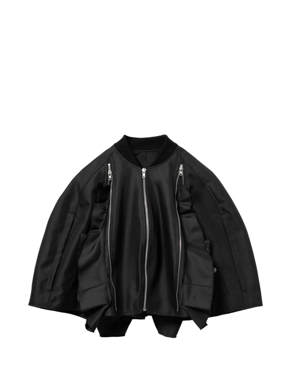 Comme des Garçons Homme Plus Bomber con zip - Nero