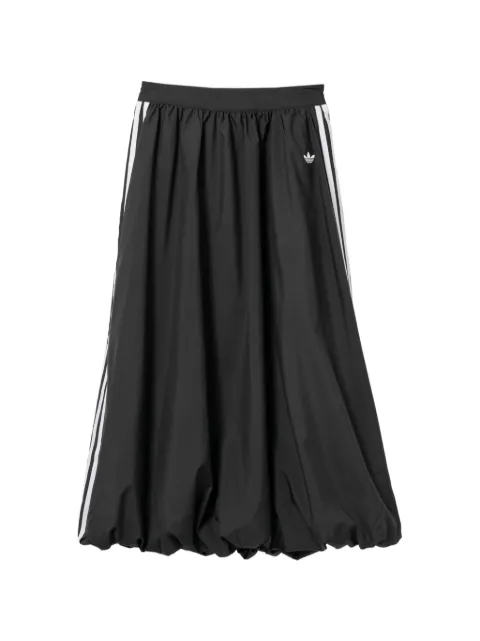 adidas striped midi skirt