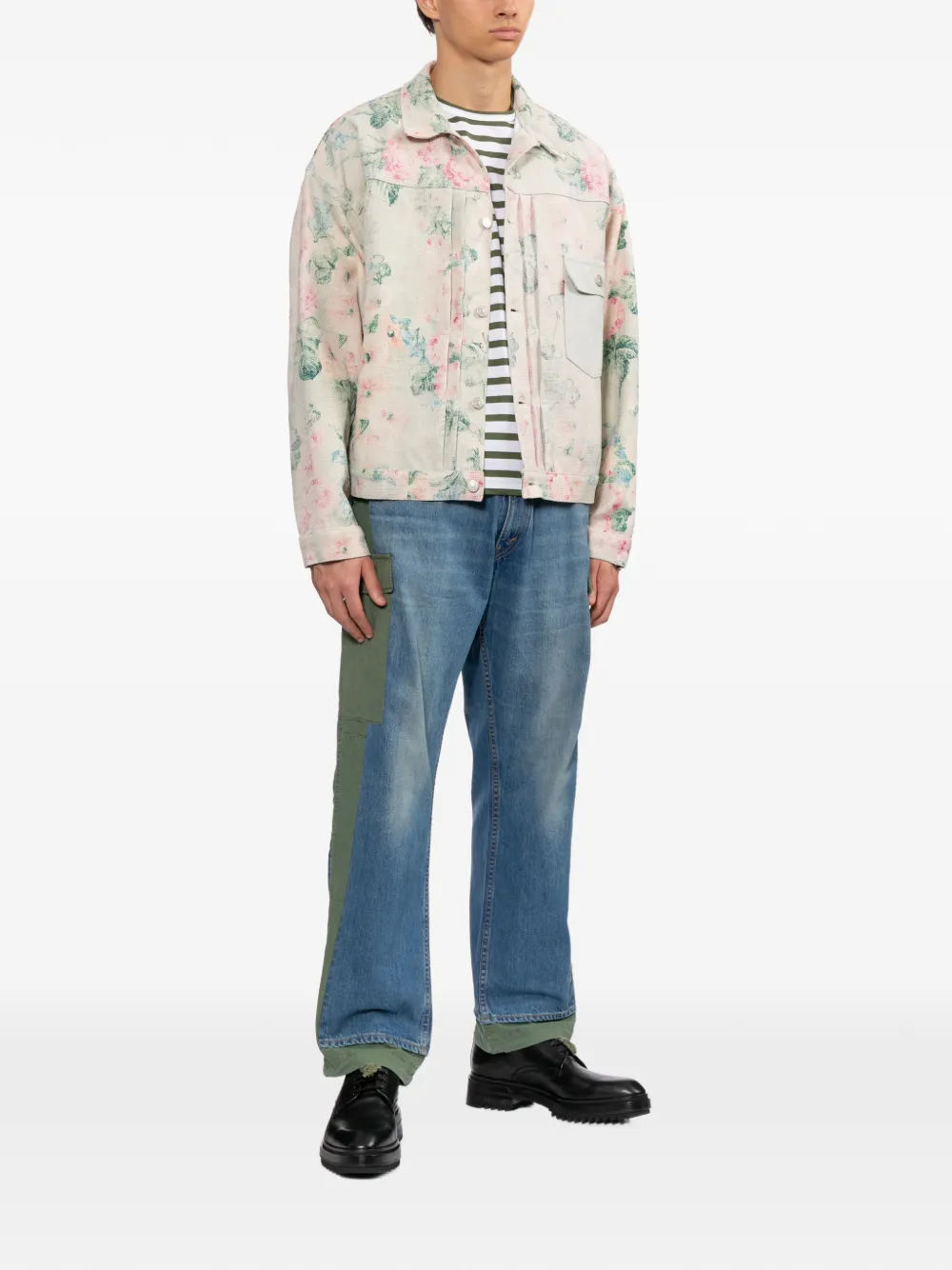 Junya Watanabe MAN Cargo broek met vlakken Blauw