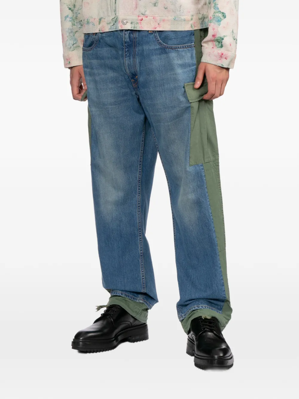 Junya Watanabe MAN Cargo broek met vlakken Blauw