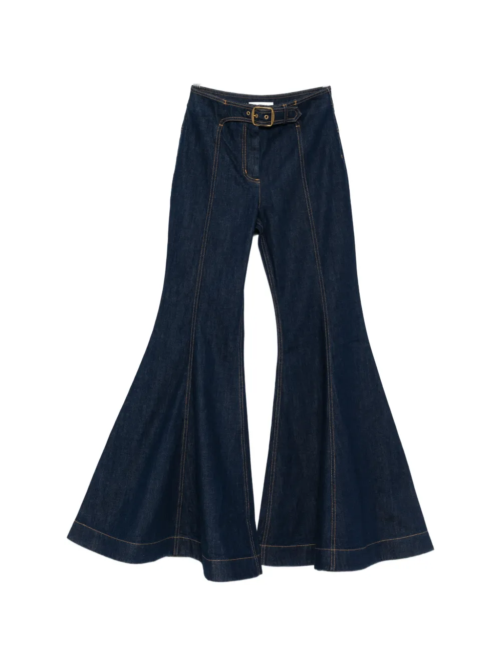 ZIMMERMANN Luna belt-detail jeans - Blu