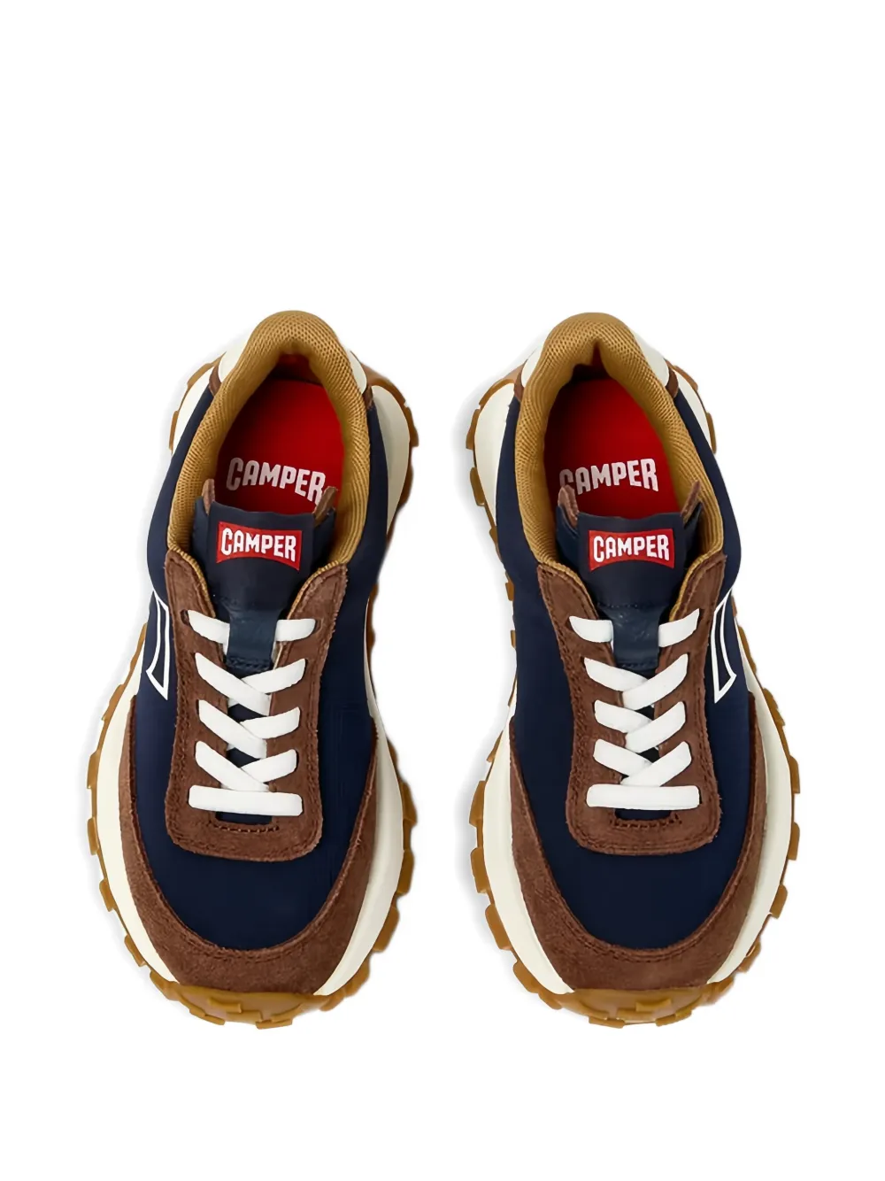 Camper Kids Drift Trail logo-detail sneakers Blauw