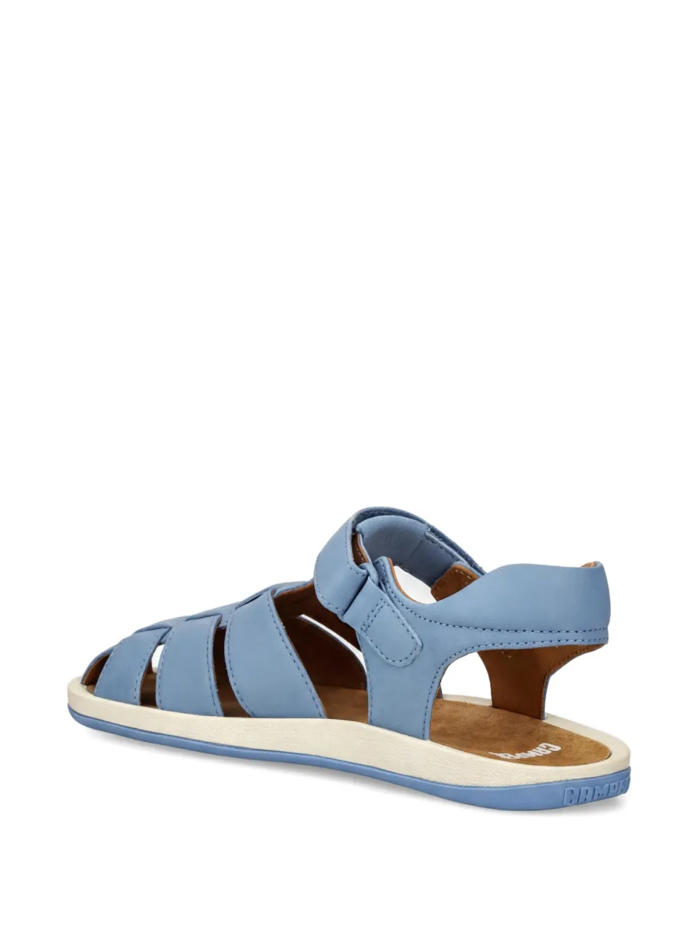 Camper Kids Bicho cage-style leather sandals Blauw