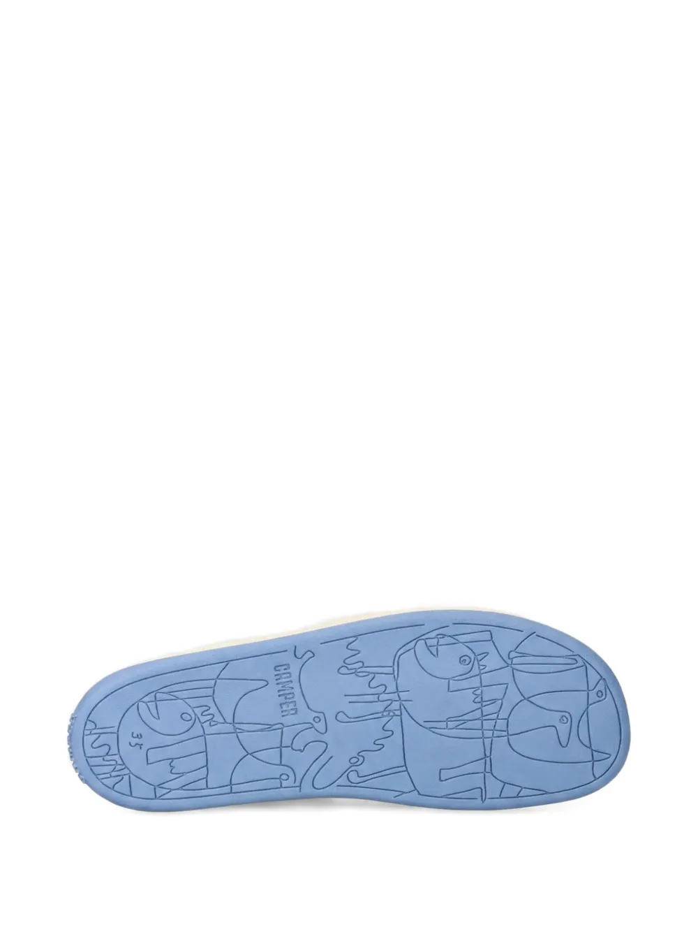 Camper Kids Bicho cage-style leather sandals Blauw