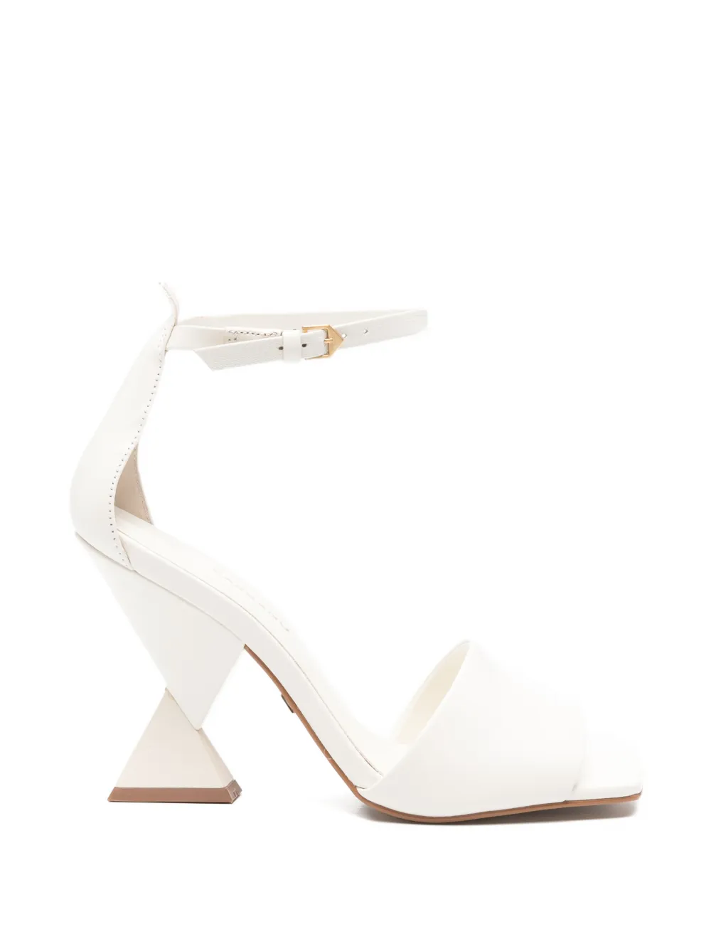 CARRANO sculpted-heel sandals - Toni neutri