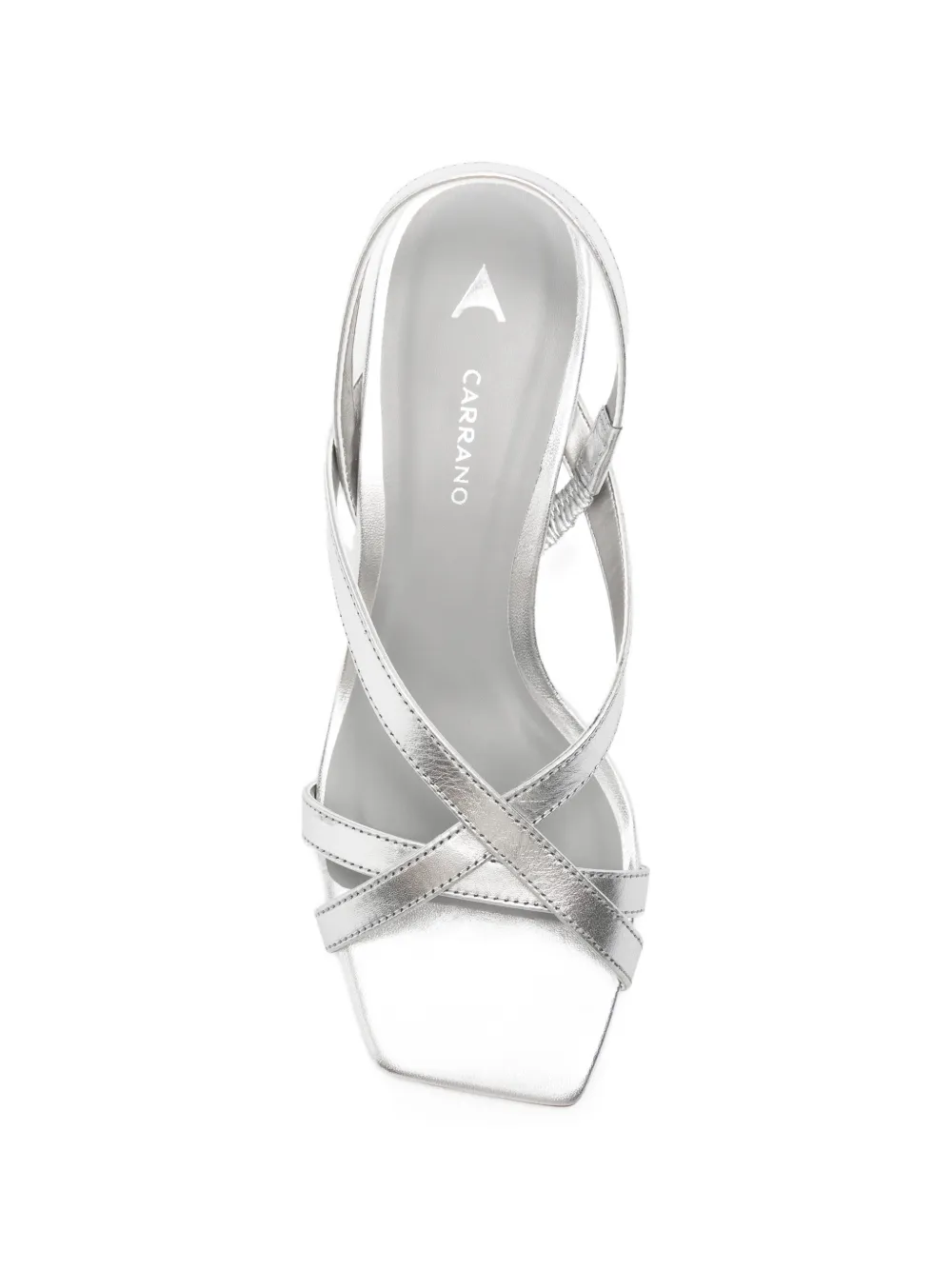CARRANO Sandalen met vierkante neus Zilver