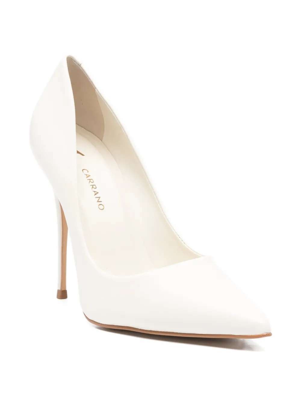 CARRANO Pumps met puntige neus Beige